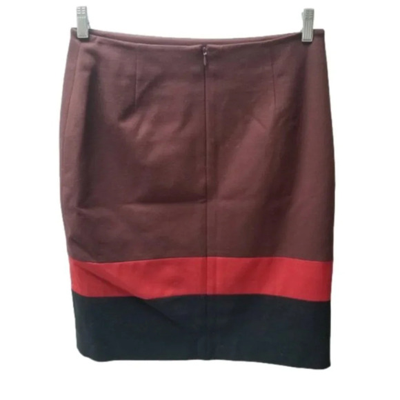 Akris Punto Colour Block Skirt Viscose Wool 8 - Picture 2 of 7